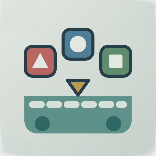 Factory Flow: Build the Route app icon showing shapes and a conveyor belt